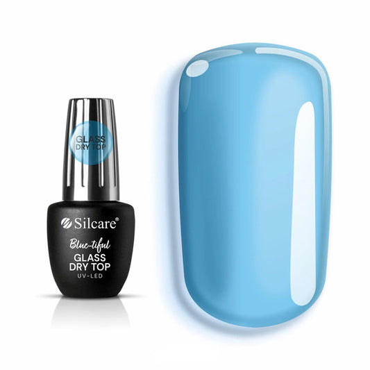 Top Coat - Glass DRY TOP Semi-transparent Blue-tiful