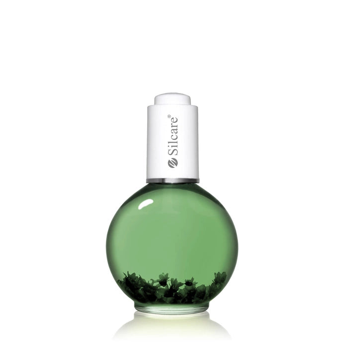 Nail & Cuticle Oil with flowers - Kiwi Deep Green