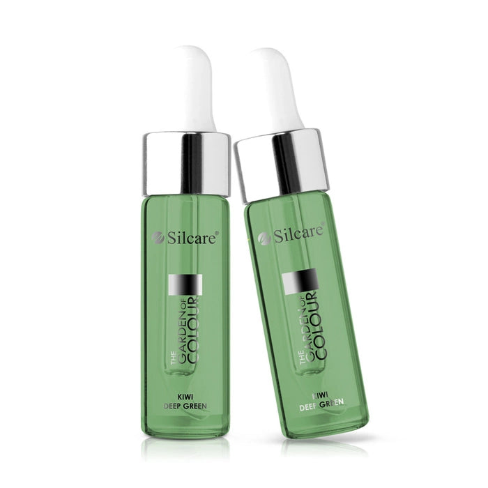 Nail & Cuticle Oil with flowers - Kiwi Deep Green