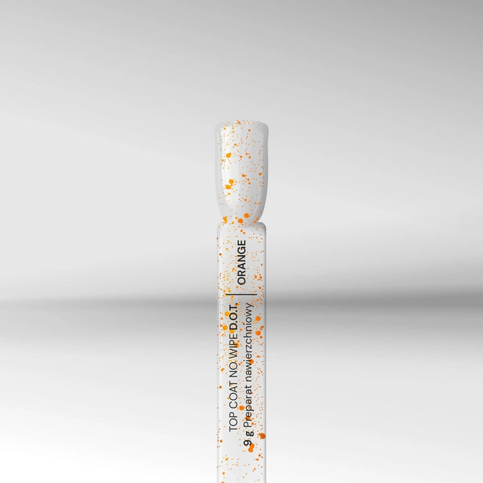 Top Coat - D.O.T. Orange with Particles