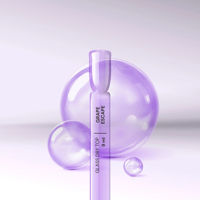 Top Coat - Glass DRY TOP Semi-transparent Grape Escape