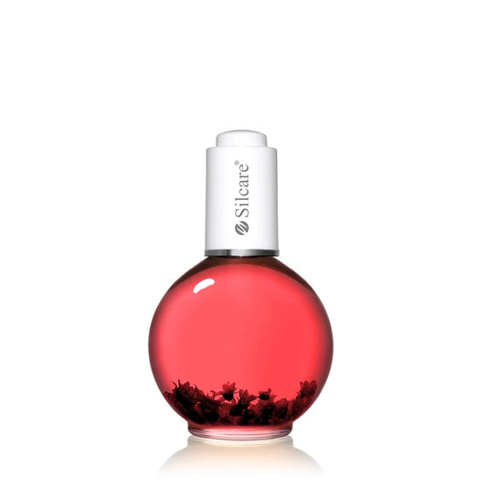 Nail & Cuticle Oil with flowers - Apple Red