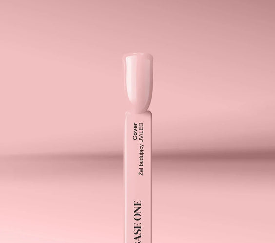 self-leveling Base One Cover Builder gel on a tip