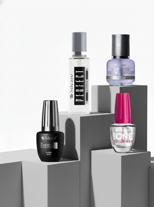 Anti-Lifting Foundation Kit - 4 Piece Nail Prep & Primer Set for Zero Lifting