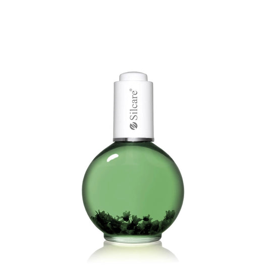 Nail & Cuticle Oil with flowers - Kiwi Deep Green
