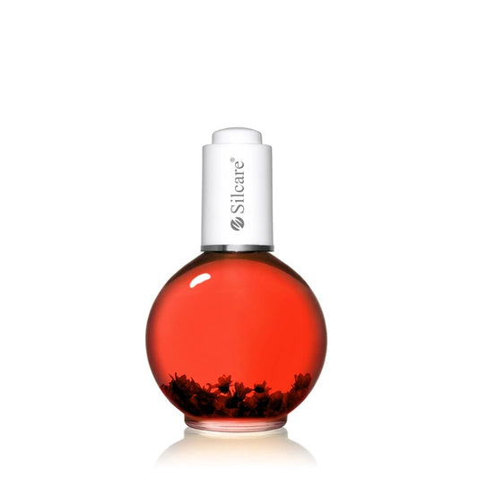 Nail & Cuticle Oil with flowers - Strawberry Crimson