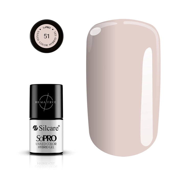 Color Hybrid Gel SoPRO UV/LED HEMA FREE # 51