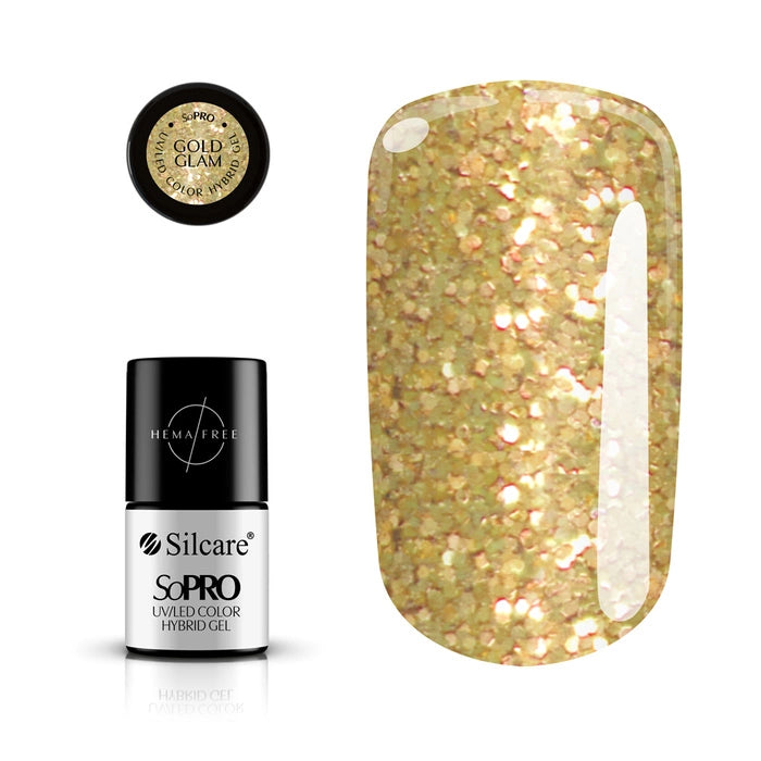 Color Hybrid Gel SoPRO UV/LED HEMA FREE Gold Glam