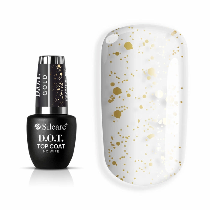 Top Coat - D.O.T. Orange with Particles
