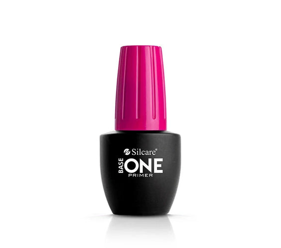 Silcare Base One Primer 15ml professional size bottle for maximum gel adhesion and long-lasting nail preparation.