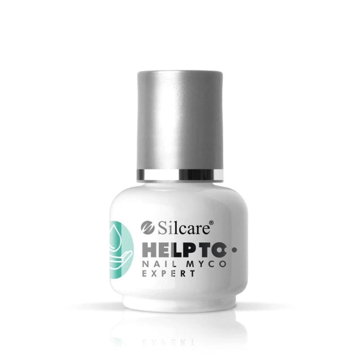 Silcare Help To Nail Myco Expert professional nail care treatment bottle designed to help protect, restore and support healthy-looking nails. Suitable for damaged, weakened and fungal-prone nails, ideal for home and professional nail care – Silcare Australia.