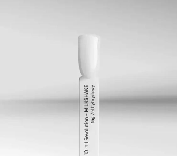 Silcare Hybrid Base 10in1 Revolution Milkshake 15g hybrid gel in a bottle for nail strengthening and styling