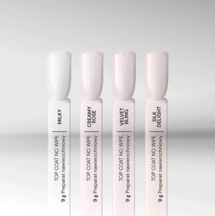 silcare-no-wipe-milky-top-coat-colours-milky-creamy-rose-velvet-bling-silk-delight.webp